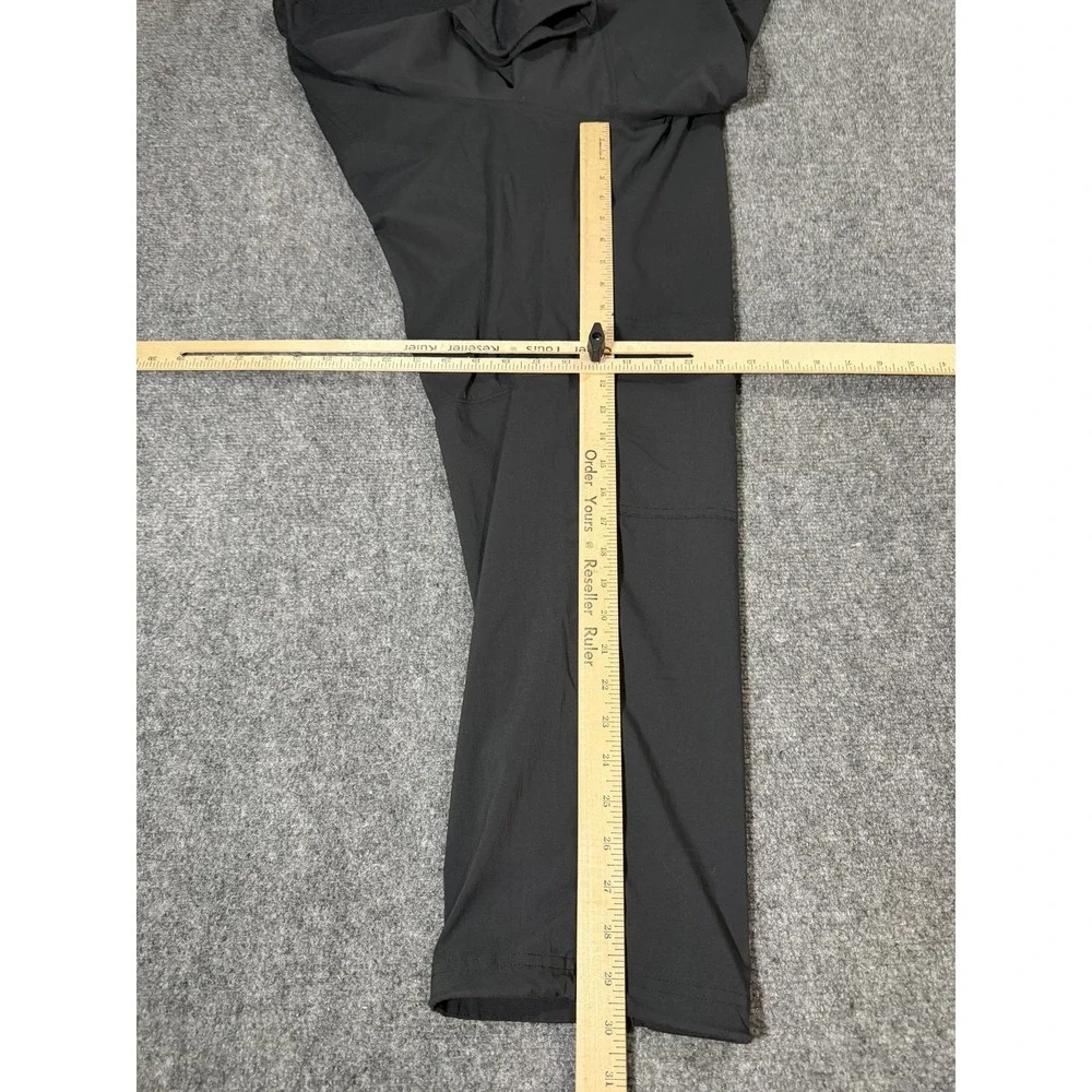REI Co-op Pants Womens 20W Black Nylon Hiking Elastic Waist Travel Outdoor - Picture 8 of 10